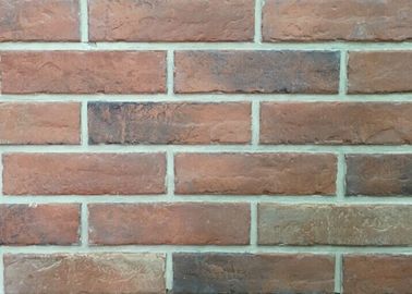 3D21-1 Durable Heat Resistant Artificial Wall Thin Veneer Brick Tiles For Outdoor 12mm Thickness
